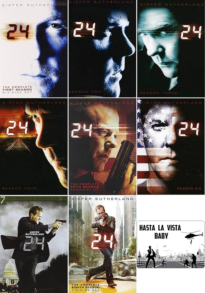 24: Complete TV Series Seasons 1-8 DVD Collection with Bonus